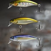 Resim Gerçekçi Batan Minnow Yem - 52mm, 4.5g, Bas & Turna Balıkçılığı için Dayanıklı ABS, Karışık Renkler 