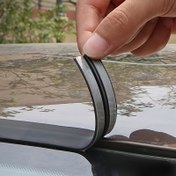 Resim 1 adet - Ön Cam için Su Geçirmez Kauçuk Şerit Bant - Güneşlik ve Arka Camlar için Uygun T-Tipi Yalıtım Bandı, Çeşitli Modellerle Uyumlu - Uzun Ömürlü Otomotiv Hava Sızdırmazlık Bandı 