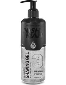 Resim Nishman 3 Easy Shave Traş Jeli Pompalı 400 ML 