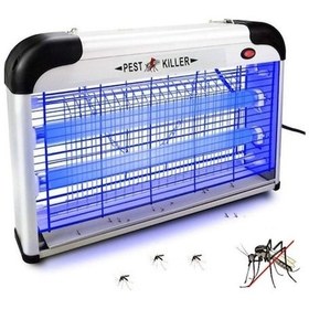 Resim Uv Elektirikli Sinek Öldürücü Cız Sivrisinek Savar Tuzak Pw Rf 