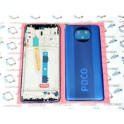 Resim Xiaomi Uyumlu Poco X3 / Poco X3 Nfc kasa Arka Pil Kapağı (FULL 