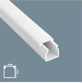 Resim Mutlusan 25x25 Yapışkanlı Kablo Kanalı 100 Metre 