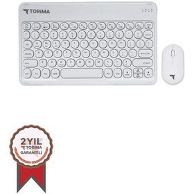 Resim Torima Tmk-08 Optik Kablosuz Bluetooth Klavye Mouse Seti 