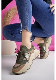 Resim Muggo Sepho Garantili Günlük Yürüyüş Koşu Yüksek Taban Rahat Kadın Sneaker Spor Ayakkabı 001 
