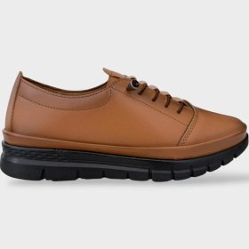 Resim Ortopedik Ultra Rahat Günlük Kadın Ayakkabı Taba Taba 