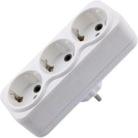 Resim Far F18 ,1-faz 220v/16a Topraklı 3'lü Dişi Erkek Fiş 