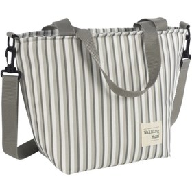 Resim Walking Mum Bolsa Comiditas Çizgi Desenli Termos Çanta 