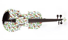 Resim Kinglos KNG KT-1403 Keman (4/4) | Geleneksel El Oyması Tasarım, Parlak Finish Yüzey ve Yüksek Rezonans Kalitesi 