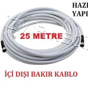 Resim 25 Metre Uydu Anten Çanak Lnb Eve Inen Hat'line Kablosu Full Hd 