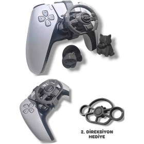 Resim Salıncak Ps5 Mini Direksiyon Audi + Direksiyon G R I Kasa (Metal Rulmanlı) 
