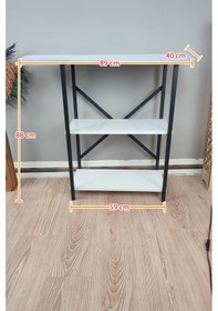 Resim İyimi Ekinezya Smart Fix Dolaplı Raflı Sabit Ütü Masası Gri 