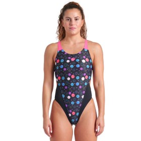 Resim Contour Swimsuit Swim Tech Back Kadın Siyah Yüzücü Mayosu 009463595 