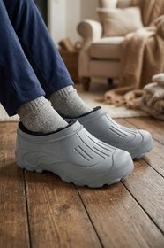 Resim Gezer Erkek Kışlık İçi Peluşlu Çıkarılıabilir Rahat Taban Kısa Eva Kar Bot 