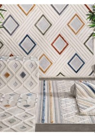 Resim Vivaldi İndia 3018 İskandinav Salon Yolluk Halısı 