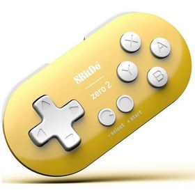 Resim 8Bitdo Zero 2 Mini Controller For Nintendo Switch (Yellow) 