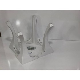 Resim 4'lü Lükens 28 Cm Dekoratif Sehpa Puf Komidin Ayağı - Masa Ayakları - 28 Cm Diğer 