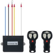 Resim Geeksen Evrensel 12v Kablosuz Vinç Uzaktan Kumanda Kiti Jeep Kamyon Atv Suv El Kumandası Anahtarı 