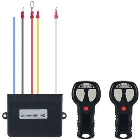 Resim Geeksen Evrensel 12v Kablosuz Vinç Uzaktan Kumanda Kiti Jeep Kamyon Atv Suv El Kumandası Anahtarı 