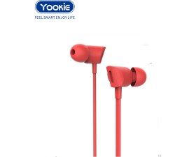 Resim Yookıe YK06 Taşınabilir Stereo Kulaklık, Kulak Içi Kulaklık, Mikrofonlu Stereo Kulaklık 