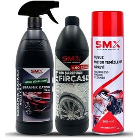 Resim Susuz Motor Temizleme Spreyi / Seramik Cila / Hızlı Cila / Pratik Cila / %60 Cilalı Oto Şampuanı 