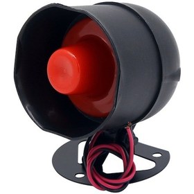 Resim Fortunelane 12v 20w 105db Plastik Siyah Alarm Sireni - Motosikletler İçin Antifantezi Hoparlör 