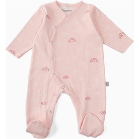 Resim Boumini Bebek Patikli Bebek Tulumu Pembe Gökkuşağı-pembe Pembe 