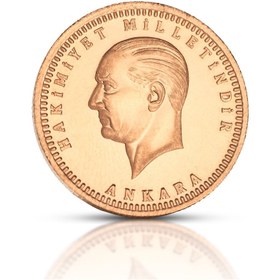 Resim Genç Altın Ata Lira Yarım Altın Yeni Tarihli - 1 Adet 