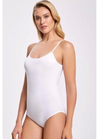 Resim Moon Wear 249 İlke Çıtçıt İpli Badi Ten 