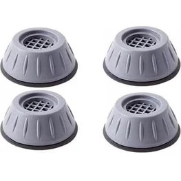 Resim Gürültü ve Titreşim Önleyici Makine Ayakları, 4’lü Kaymaz Stoper Ayak Seti, Çamaşır, Kurutma, Bulaşık Makinesi ve Beyaz Eşyalar Için Ses Azaltıcı, Zemin Koruyucu Ayak Pedleri 