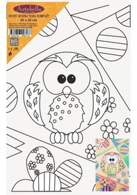 Resim DKT057 desenli tuval kompozit boyama 20x30 cm 