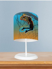 Resim Mekta Home Bebek Ve Çocuk Odası Basketbol Desenli Abajur 