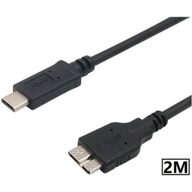 Resim 5242 Usb Type-C To Micro Usb 3.0 Hdd Hard Disk Kablosu 2 Metre 