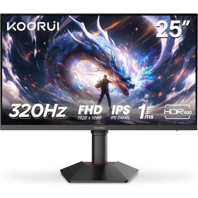 Resim Koorui G2511E 24.5 Inç Monitör, 320Hz E-Spor Monitörü, IPS Fhd 1080P 