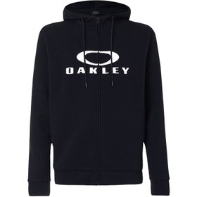 Resim Oakley Erkek Sweatshirt Bark Fz Hoodie 2.0 Siyah 