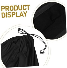 Resim Hemobllo 2 Adet Siyah Helmet Bag Ev ve Seyahat için Toz Geçirmez Motor Çantası Çanta Elektrikli Scooter ve Kaskları İçin Güvenli Taşıma Çantası 