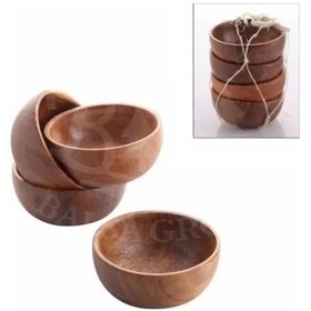 Resim Balsa Aks1117 Akasya Çerezlik 8x8x3.5cm 4 Lü Kahverengi 