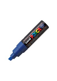 Resim Uni Pc-8K Posca Boyama Markörü 8 Mm Kesik Uç Mavi 