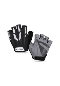 Resim Vkemall West Bıkıng Binicilik Yansıtıcı Işık Eldiveni Bisiklet Yarım Parmak Şok Emici Ne 