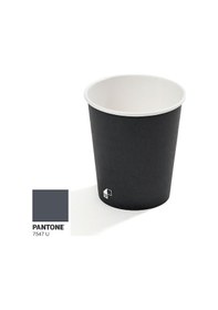 Resim 8 Oz Single Wall Baskılı Karton Bardak Antrasit 2000 Adet 2000 