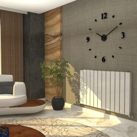 Resim Nixrad Nirvana 500X1830 Antrasit 23 Dilim Dekoratif Hibrit Alüminyum&çelik Isı Verimliliği Arttırılmış Dizayn Radyatör 