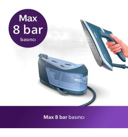 Resim Philips 6000 Serisi Perfectcare Buhar Kazanlı Ütü, Güçlü Buhar, 1,8 L Çıkarılabilir Su Haznesi, Sıfır Yanık 