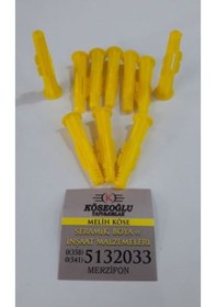 Resim 8Mm Roket Dübel 10 Adet 