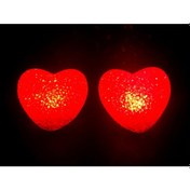 Resim Led Işıklı Kırmızı Kalp Gece Lambası 