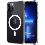Resim Apple Iphone 13 Pro Max Kılıf Magsafe Clear Soft Şeffaf Microsonic