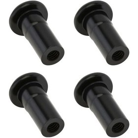 Resim Gaojunshop01 Siyah 4 Adet Jeep Wrangler Jl 2018-2023 Kapı Menteşe Somunu Dayanıklı Yedek Parça - 
