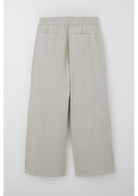 Resim Breeze Kız Çocuk Gabardin Pantolon Geniş Paça Beli Lastikli 5-9 Yaş, Taş Taş 