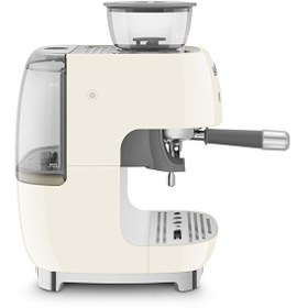 Resim Smeg EGF03CREU Öğütücülü Krem Espresso Kahve Makinesi 