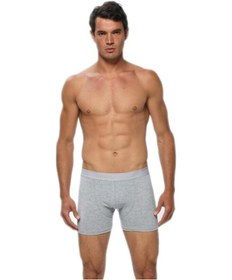 Resim Gümüş Erkek Likralı Boxer 