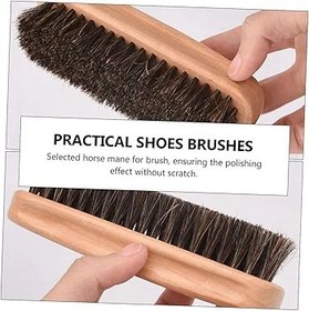 Resim SHERCHPRY 2 ayakkabı fırçası at kılı fırçası ayakkabı temizleme fırçası ayakkabı bakım fırçası care clean daubers aplikatörleri saç fırçası ayakkabı parlatma fırçası ana 