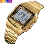 Resim Hanyang Altın Skmeı Erkekler Izle Moda Dijital Spor Saatler LED Elektronik Saatler Erkekler Üst Marka Lüks Su Geçirmez Kol Saati Erkek Saat (Yurt Dışından) 
